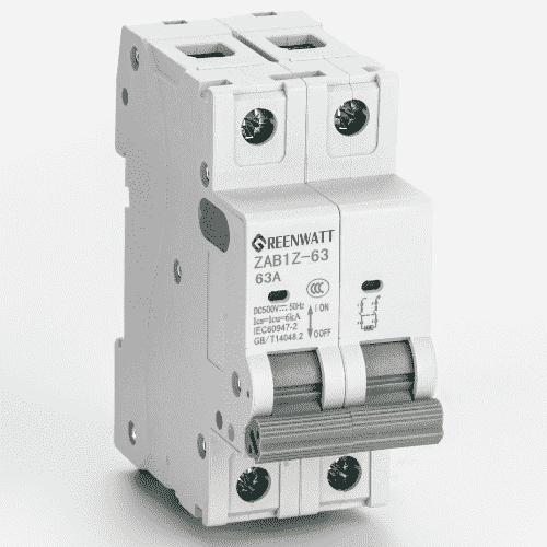 DC Miniature Circuit Breaker 20A 500V DC | Överbelastning och kortslutningsskydd