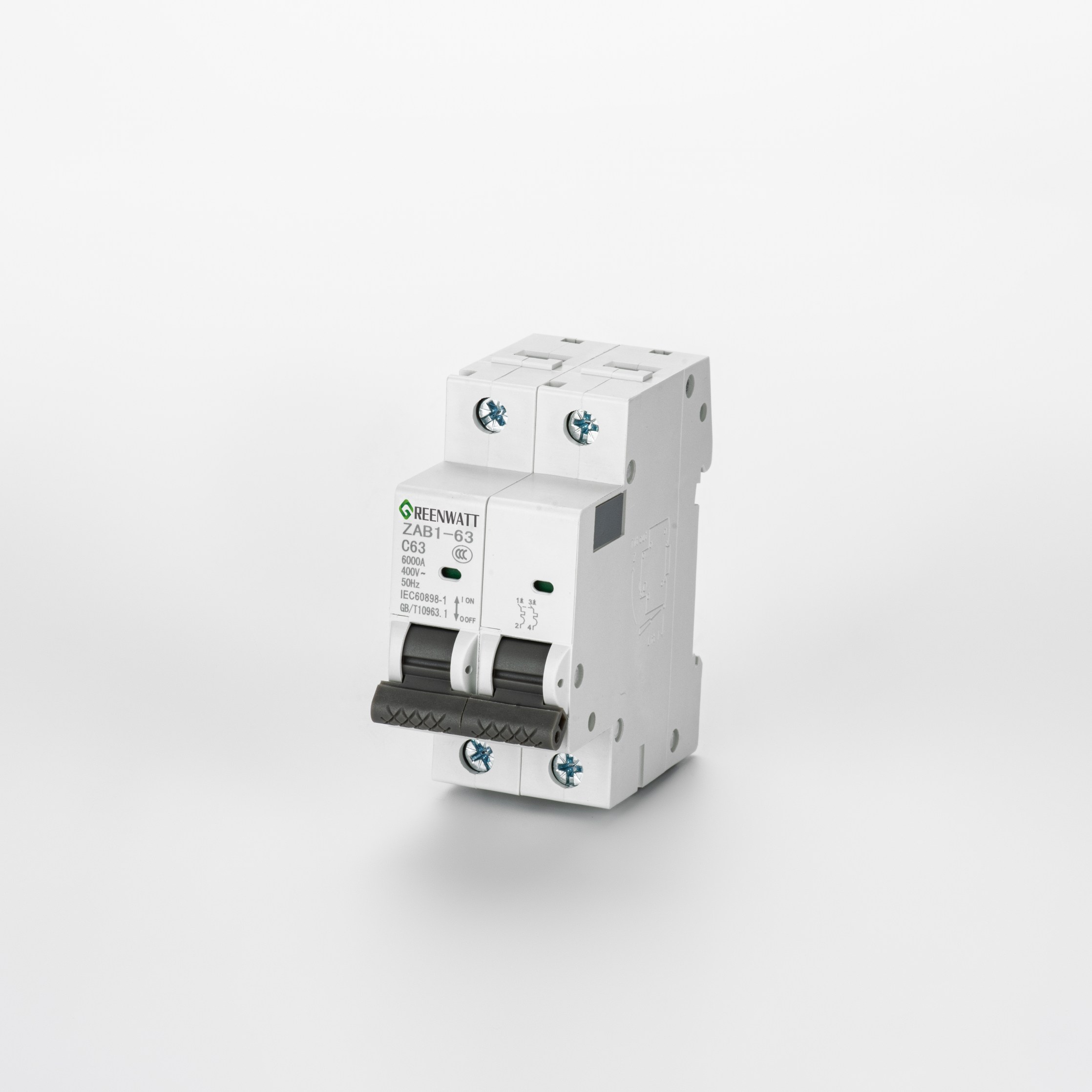 Reenwatt Zab1-63 AC Miniature Circuit Breaker | 63A 400V