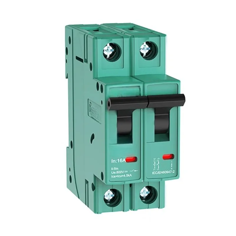 Solar 2P DC MCB -kompletterande skyddare