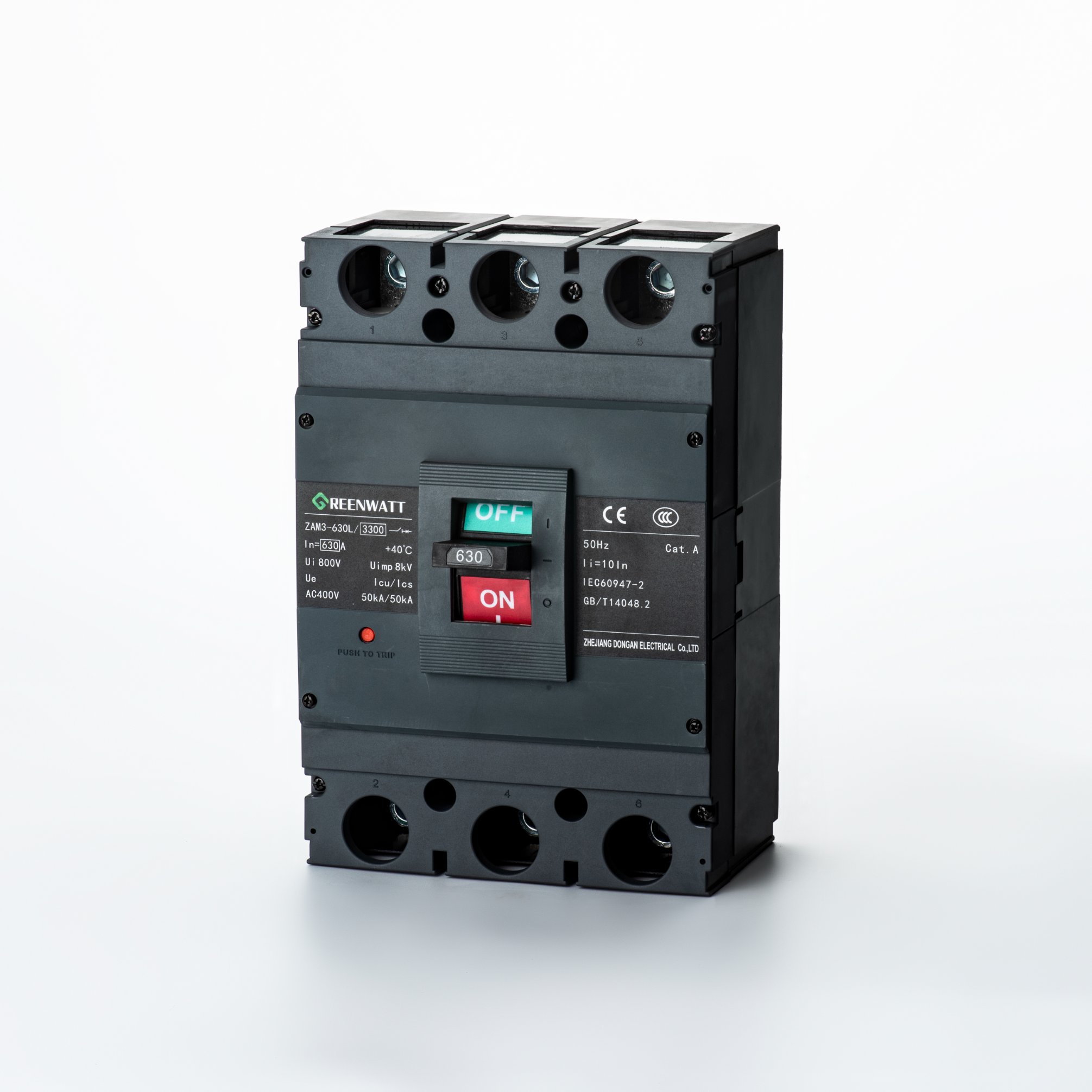 ZAM3-630L Gjuten fallströmbrytare | Greenwatt
